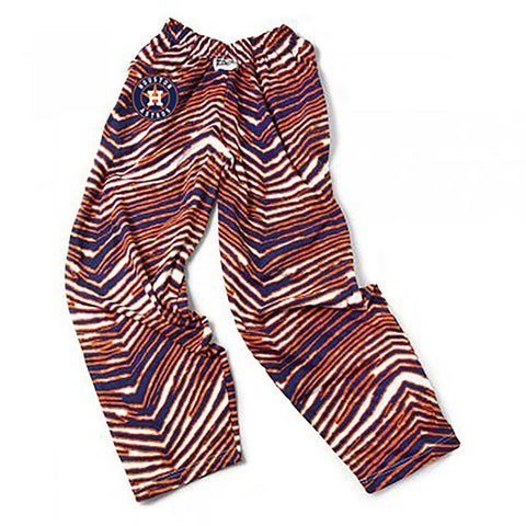 Shop Houston Astros ZUBAZ Orange & Navy Zebra Circular Logo Pants - Sporting Up