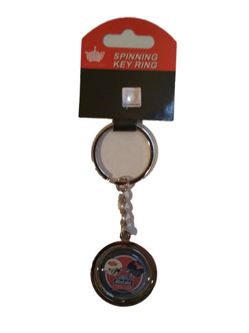 Ole Miss Rebels Oklahoma State Cowboys 2016 Sugar Bowl Chrome Spinning Keychain - Sporting Up