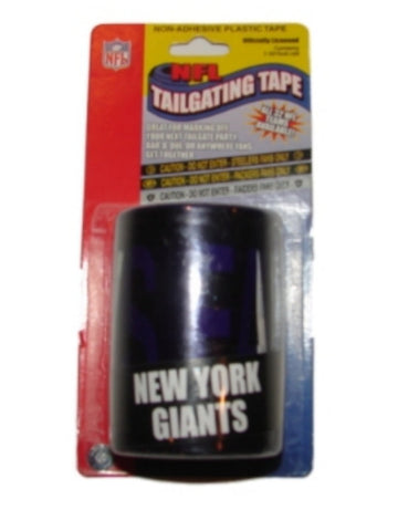 Shop New York Giants NFL Caution Tailgating Tape (50ft) - Sporting Up