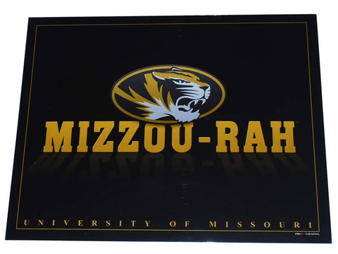 Shop Missouri Tigers "Reflections: Mizzou-Rah" Black Ready to Frame Print 16 X 20 - Sporting Up