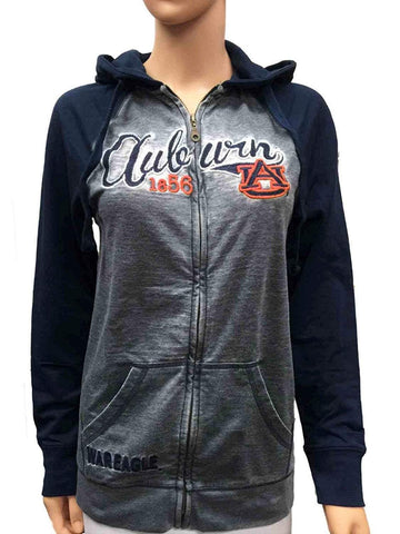 Auburn Tigers Glitter Gear Women Lightweight Full-Zip Soft Fleece Jacket - Sporting Up