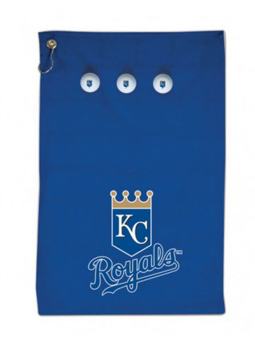 Kansas City Royals Logo McArthur Wincraft Golf Towel Balls Gift Set - Sporting Up