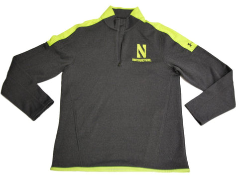 Northwestern Wildcats Under Armour Gray Quarter-Zip Performance Pullover (L) - Sporting Up
