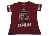 South Carolina Gamecocks Under Armour YOUTH Red Anti-Odor HeatGear T-Shirt (M) - Sporting Up
