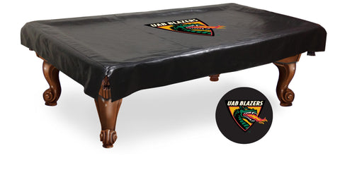 UAB Blazers HBS Black Vinyl Billiard Pool Table Cover - Sporting Up
