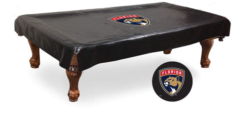 Florida Panthers HBS Black Vinyl Billiard Pool Table Cover - Sporting Up