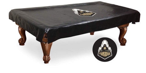 Purdue Boilermarkers HBS Black Vinyl Billiard Pool Table Cover - Sporting Up