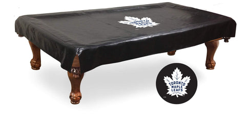 Shop Toronto Maple Leafs HBS Black Vinyl Billiard Pool Table Cover - Sporting Up