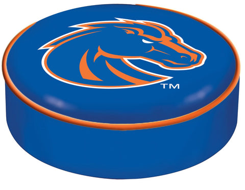 Shop Boise State Broncos HBS Blue Vinyl Slip Over Bar Stool Seat Cushion Cover - Sporting Up