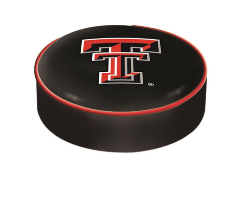 Texas Tech Red Raiders HBS Black Vinyl Slip Over Bar Stool Seat Cushion Cover - Sporting Up