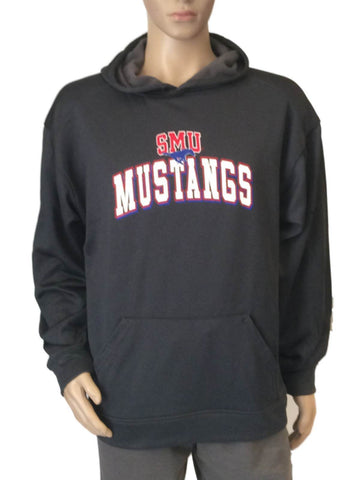 Shop SMU Mustangs Badger Sport Charcoal Gray LS Pullover Hoodie Sweatshirt (L) - Sporting Up