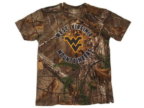 West Virginia Mountaineers Colosseum YOUTH Boy's Realtree Xtra T-Shirt 12-14 (M) - Sporting Up