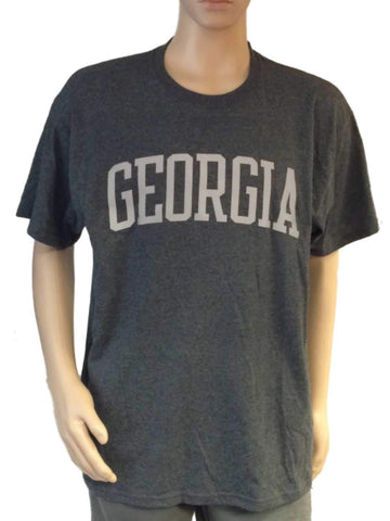 Georgia Bulldogs Champion Charcoal Gray with Reflective Logo SS T-Shirt (L) - Sporting Up