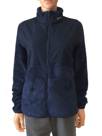 Temple Owls GFS WOMENS Navy LS Full Zip Furry Jacket with Pockets (M) - Sporting Up