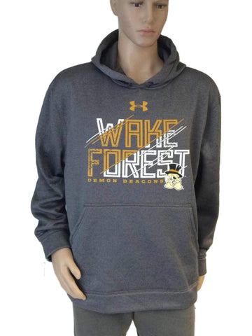 Shop Wake Forest Demon Deacons Under Armour Storm1 LS Gray Hoodie Sweatshirt (L) - Sporting Up