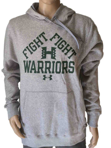 Hawaii Warriors Under Armour Loose Coldgear Gray Pullover Hoodie Sweatshirt (L) - Sporting Up