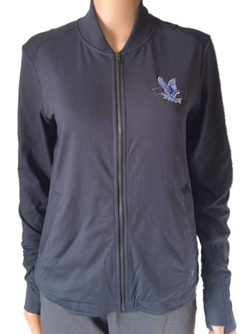 Air Force Falcons Under Armour Loose WOMENS Dark Gray LS Full Zip Jacket (M) - Sporting Up