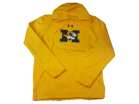 Missouri Tigers Under Armour Coldgear Storm1 Yellow LSHoodie Sweatshirt (L) - Sporting Up