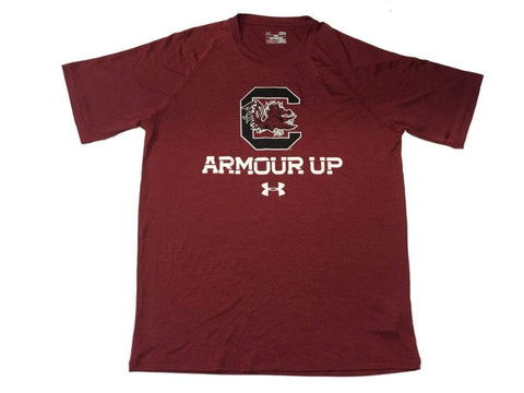 South Carolina Gamecocks Under Armour Garnet HeatGear "Armour Up" T-Shirt (L) - Sporting Up