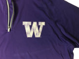 Washington Huskies Under Armour Purple HeatGear Loose 1/4 Zip LS Pullover (L) - Sporting Up