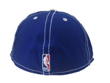 Los Angeles LA Clippers Adidas Blue Structured Fitted Flat Bill Hat Cap (7 3/8) - Sporting Up