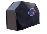 Boise State Broncos HBS Black Outdoor Heavy Duty Vinyl BBQ Grill Cover - Sporting Up