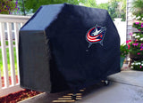 Columbus Blue Jackets HBS Black Outdoor Heavy Duty Vinyl BBQ Grill Cover - Sporting Up