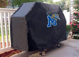 Memphis Tigers HBS Black Outdoor Heavy Duty Breathable Vinyl BBQ Grill Cover - Sporting Up
