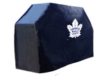 Toronto Maple Leafs HBS Black Outdoor Heavy Breathable Vinyl BBQ Grill Cover - Sporting Up