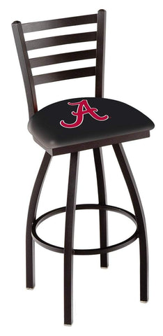 Alabama Crimson Tide HBS "A" Ladder Back High Top Swivel Bar Stool Seat Chair - Sporting Up