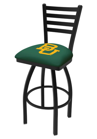 Shop Baylor Bears HBS Green Ladder Back High Top Swivel Bar Stool Seat Chair - Sporting Up
