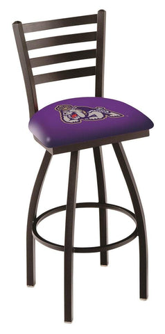Shop James Madison Dukes HBS Ladder Back High Top Swivel Bar Stool Seat Chair - Sporting Up