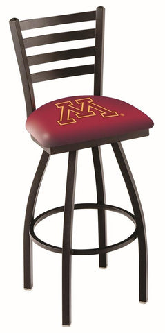Shop Minnesota Golden Gophers HBS Ladder Back High Top Swivel Bar Stool Seat Chair - Sporting Up