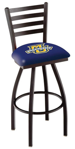 Shop Marquette Golden Eagles HBS Ladder Back High Top Swivel Bar Stool Seat Chair - Sporting Up