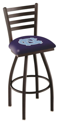 Shop North Carolina Tar Heels HBS Ladder Back High Top Swivel Bar Stool Seat Chair - Sporting Up