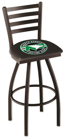 Shop North Dakota Fighting Hawks HBS Ladder Back High Swivel Bar Stool Seat Chair - Sporting Up