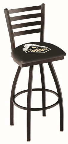 Shop Purdue Boilermakers HBS Ladder Back High Top Swivel Bar Stool Seat Chair - Sporting Up