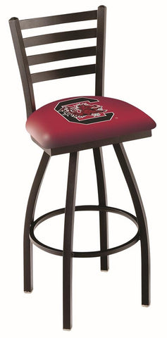 South Carolina Gamecocks HBS Ladder Back High Top Swivel Bar Stool Seat Chair - Sporting Up