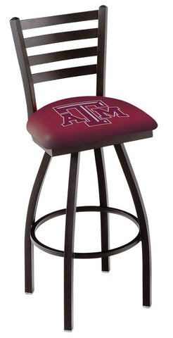 Shop Texas A&M Aggies HBS Red Ladder Back High Top Swivel Bar Stool Seat Chair - Sporting Up