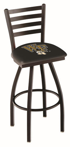 Shop Wake Forest Demon Deacons HBS Ladder Back High Top Swivel Bar Stool Seat Chair - Sporting Up