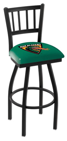 Shop UAB Blazers HBS Green "Jail" Back High Top Swivel Bar Stool Seat Chair - Sporting Up