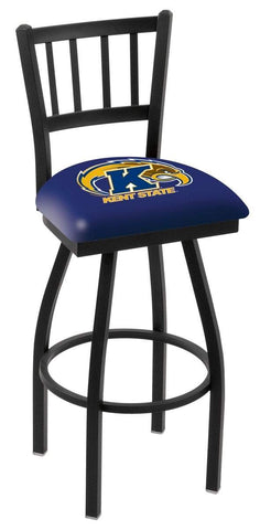 Kent State Golden Flashes HBS "Jail" Back High Swivel Bar Stool Seat Chair - Sporting Up