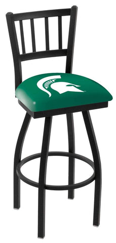 Shop Michigan State Spartans HBS "Jail" Back High Top Swivel Bar Stool Seat Chair - Sporting Up