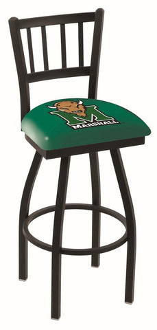 Shop Marshall Thundering Herd HBS "Jail" Back High Top Swivel Bar Stool Seat Chair - Sporting Up