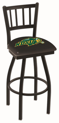 North Dakota State Bison HBS "Jail" Back Swivel Bar Stool Seat Chair - Sporting Up