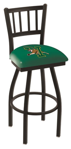 Shop Vermont Catamounts HBS Green "Jail" Back High Top Swivel Bar Stool Seat Chair - Sporting Up