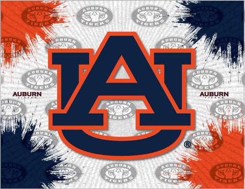 Shop Auburn Tigers HBS Gray Orange Navy Wall Canvas Art Picture Print - Sporting Up
