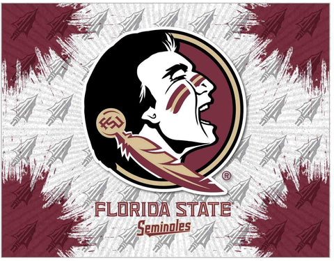 Shop Florida State Seminoles HBS Gray Head Wall Canvas Art Picture Print - Sporting Up