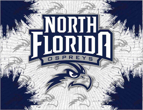 North Florida Ospreys HBS Gray Navy Wall Canvas Art Picture Print - Sporting Up
