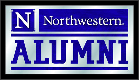 Northwestern Wildcats Holland Bar Stool Co. Alumni Mirror (26" x 15") - Sporting Up